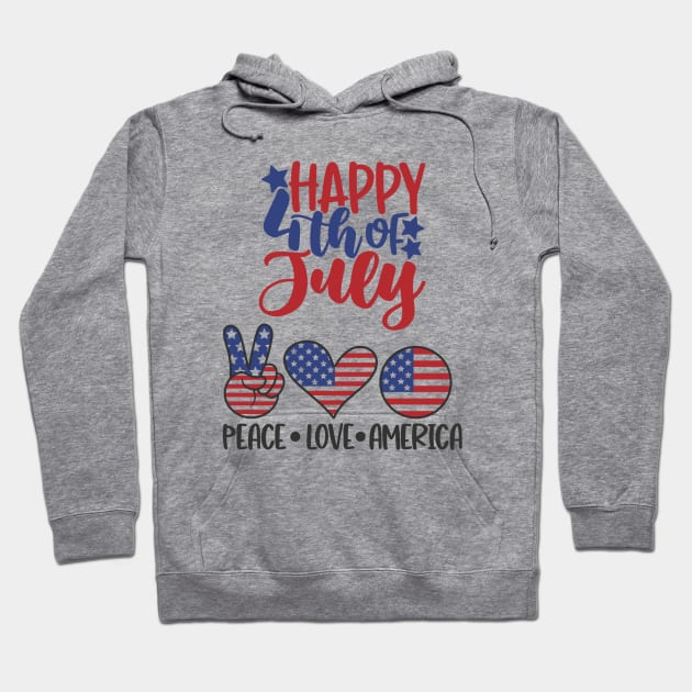 Peace Love America Hoodie by stadia-60-west